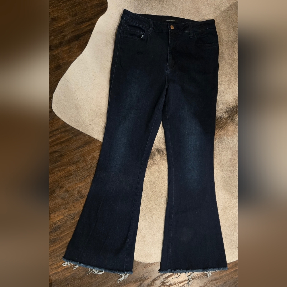 Dark Wash Flying Monkey Flare Women's Jeans